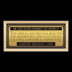 RARE-T Limited Edition Frames Mary Poppins Soundtrack Gold LP Limited Signature Edition Studio Licensed Custom Frame