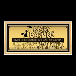 RARE-T Mary Poppins Andrews & Van Dyke Photo Limited Signature Edition Studio Licensed Custom Frame Limited Edition Frames 11 RARE-T Mary Poppins Andrews & Van Dyke Photo Limited Signature Edition Studio Licensed Custom Frame Limited Edition Frames