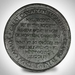 Michel Montreal Canadiens- Maurice Richard Vintage 1971 '50 Goals 50 Games' Coin