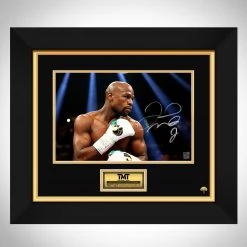 RARE-T Floyd Mayweather Jr. Photo Limited Signature Edition Licensed Custom Frame Sports Memorabilia