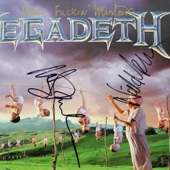 RARE-T Megadeth Youthinasia Limited Signature Edition Studio Licensed LP Cover Custom Frame Limited Edition Frames