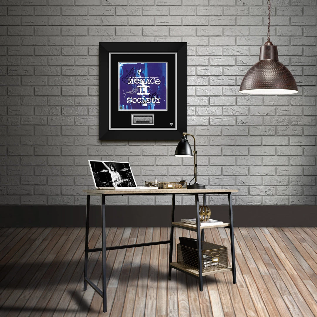 RARE-T Menace 2 Society Soundtrack Limited Signature Edition Studio Licensed LP Cover Custom Frame Limited Edition Frames 2 RARE-T Menace 2 Society Soundtrack Limited Signature Edition Studio Licensed LP Cover Custom Frame Limited Edition Frames