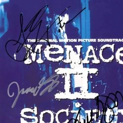 RARE-T Menace 2 Society Motion Picture Soundtrack Limited Signature Edition Gold LP Custom Frame Limited Edition Frames