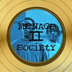 RARE-T Menace 2 Society Motion Picture Soundtrack Limited Signature Edition Gold LP Custom Frame Limited Edition Frames