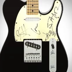 Metallica Fender Stratocastor Band Handsigned Black Matte Rare-T Exclusive Guitar