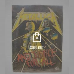 Grendel Barware & Signs Metallica And Justice For All Rare-T Exclusive Painting