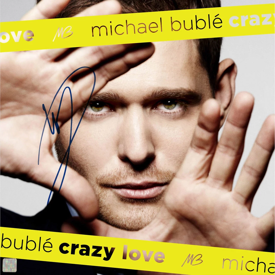 RARE-T Michael Bubl?? Crazy Love Limited Signature Edition Studio Licensed Gold LP Custom Frame Limited Edition Frames 3 RARE-T Michael Bubl?? Crazy Love Limited Signature Edition Studio Licensed Gold LP Custom Frame Limited Edition Frames