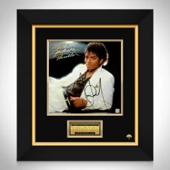 RARE-T Michael Jackson Thriller LP Cover Limited Signature Edition Studio Licensed Custom Frame