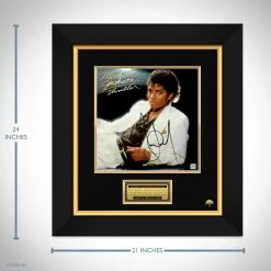 RARE-T Michael Jackson Thriller LP Cover Limited Signature Edition Studio Licensed Custom Frame