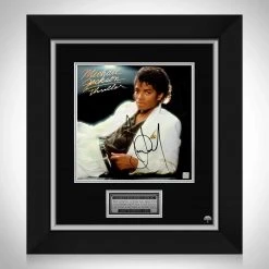 RARE-T Michael Jackson Thriller LP Cover Limited Signature Edition Studio Licensed Custom Frame