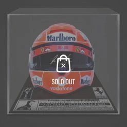 APW Michael Schumacher- Hand-Signed 2004 Ferrari F1 Full Size Helmet Custom Museum Display