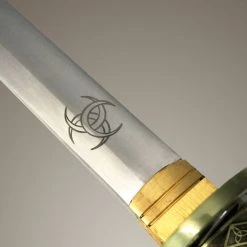 APW Signed Memorabilia Walking Dead Hand-Signed Michonne Sword By Danai Gurira And Andrew Lincoln Displayed On A 2 Tier Wooden Stand. 6 APW Signed Memorabilia Walking Dead Hand-Signed Michonne Sword By Danai Gurira And Andrew Lincoln Displayed On A 2 Tier Wooden Stand.