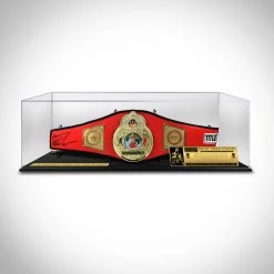 PPC Mike Tyson - PSA/DNA Certified Hand-Signed Boxing Heavyweight Champion Belt Custom Museum Display Signed Memorabilia