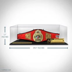 PPC Mike Tyson - PSA/DNA Certified Hand-Signed Boxing Heavyweight Champion Belt Custom Museum Display Signed Memorabilia