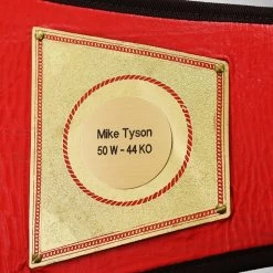 PPC Mike Tyson - PSA/DNA Certified Hand-Signed Boxing Heavyweight Champion Belt Custom Museum Display Signed Memorabilia