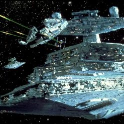 RARE-T Collectible Statues Star Wars Generation 1- Vintage Millennium Falcon Custom Museum Display