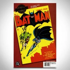 APW Millennium Edition Batman (2000) #1 Hand-Signed Comic Book By Stan Lee Custom Frame