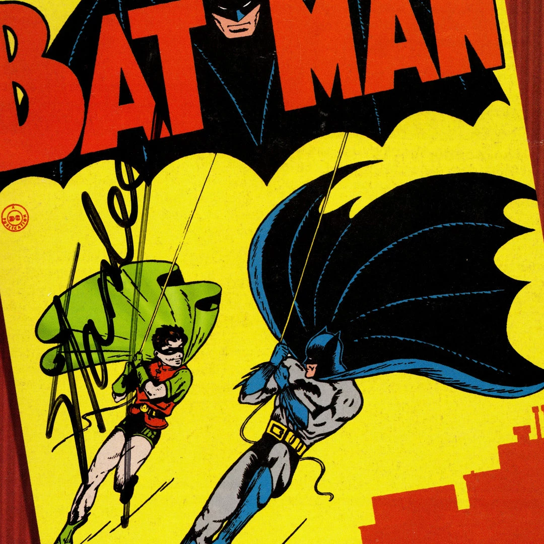 APW Millennium Edition Batman (2000) #1 Hand-Signed Comic Book By Stan Lee Custom Frame 3 APW Millennium Edition Batman (2000) #1 Hand-Signed Comic Book By Stan Lee Custom Frame