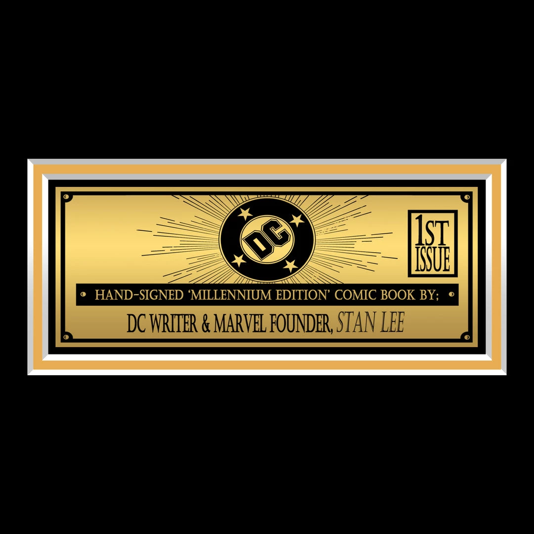 APW Millennium Edition Batman (2000) #1 Hand-Signed Comic Book By Stan Lee Custom Frame 5 APW Millennium Edition Batman (2000) #1 Hand-Signed Comic Book By Stan Lee Custom Frame