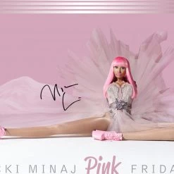 RARE-T Nicki Minaj Pink Friday Platinum LP Limited Signature Edition Studio Licensed Custom Frame