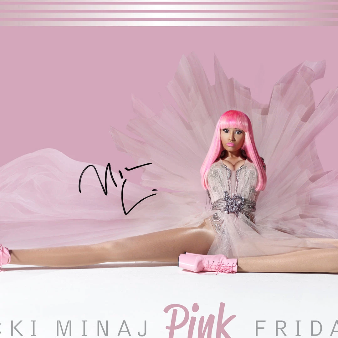 RARE-T Nicki Minaj Pink Friday Platinum LP Limited Signature Edition Studio Licensed Custom Frame 2 RARE-T Nicki Minaj Pink Friday Platinum LP Limited Signature Edition Studio Licensed Custom Frame