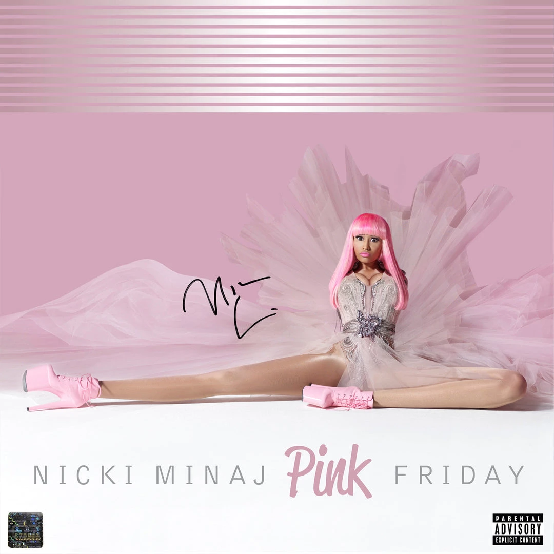 RARE-T Nicki Minaj Pink Friday Platinum LP Limited Signature Edition Studio Licensed Custom Frame 3 RARE-T Nicki Minaj Pink Friday Platinum LP Limited Signature Edition Studio Licensed Custom Frame