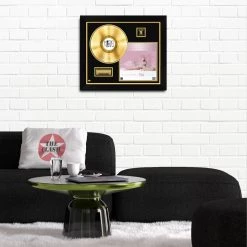 RARE-T Limited Edition Frames Nicki Minaj 'Pink Friday' Gold LP Limited Signature Edition Studio Licensed Custom Frame