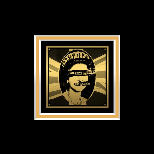 RARE-T Limited Edition Frames Sex Pistols - Never Mind The Bollocks Gold LP Limited Signature Edition Studio Licensed Custom Frame 7 RARE-T Limited Edition Frames Sex Pistols - Never Mind The Bollocks Gold LP Limited Signature Edition Studio Licensed Custom Frame