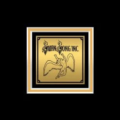 RARE-T Limited Edition Frames Led Zeppelin Physical Graffiti Gold LP Limited Signature Edition Studio Licensed Custom Frame