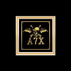 RARE-T Limited Edition Frames Avenged Sevenfold - Self Titled Gold LP Limited Signature Edition Studio Licensed Custom Frame