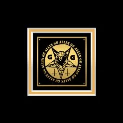 RARE-T GG Allin - Always Was, Is, And Always Shall Be Gold LP Limited Signature Edition Studio Licensed Custom Frame Limited Edition Frames 15 RARE-T GG Allin - Always Was, Is, And Always Shall Be Gold LP Limited Signature Edition Studio Licensed Custom Frame Limited Edition Frames