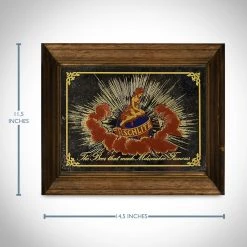 RARE-T Milwaukee Beer - Vintage Reverse Painted 'Globe-Gold Goddess' Bar Mirror Ready To Ship! 48 Hour Shipping!