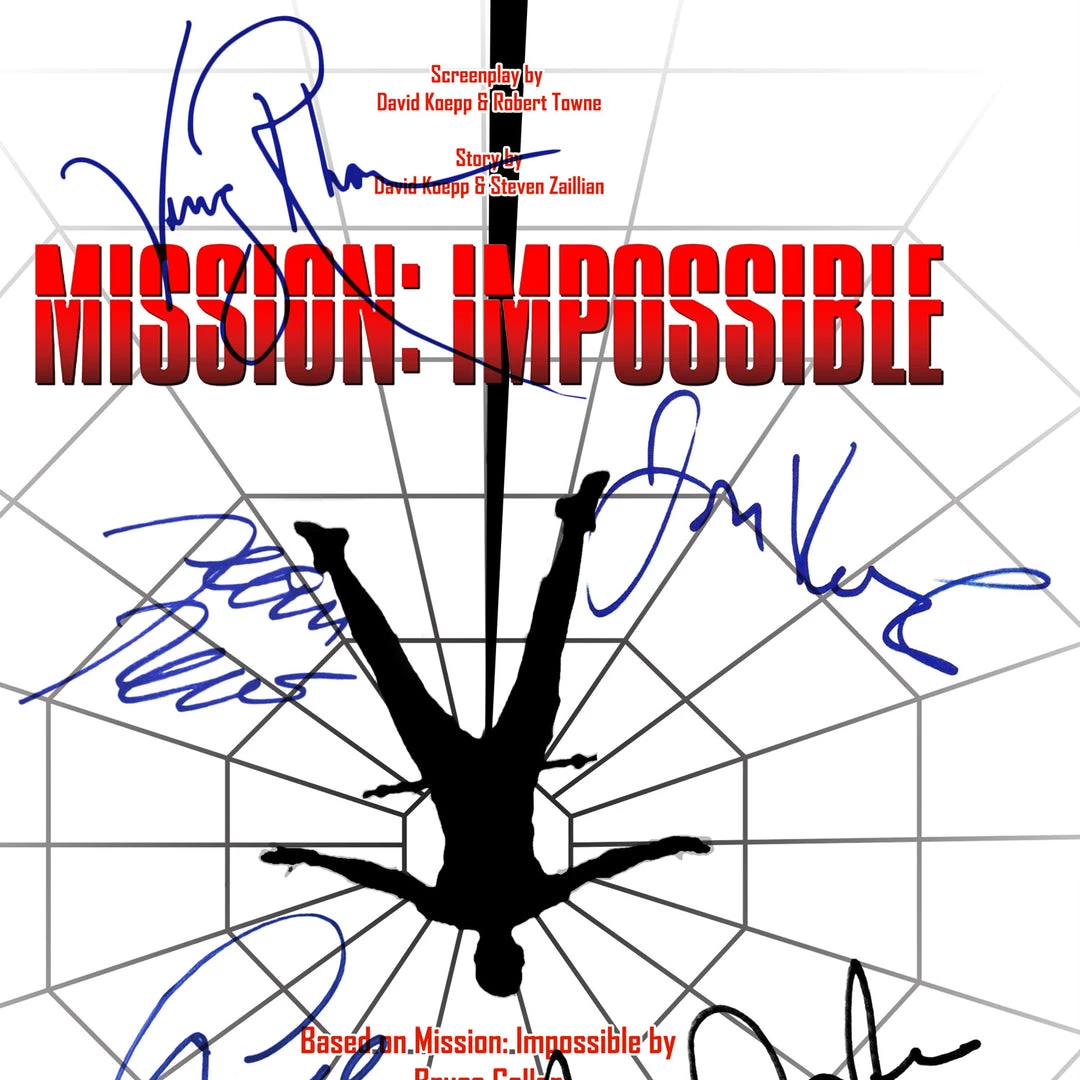RARE-T Mission Impossible Script Limited Signature Edition Studio Licensed Custom Frame 3 RARE-T Mission Impossible Script Limited Signature Edition Studio Licensed Custom Frame