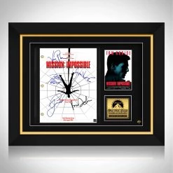 RARE-T Mission Impossible Script Limited Signature Edition Studio Licensed Custom Frame