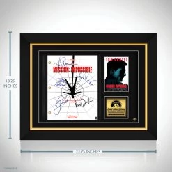 RARE-T Mission Impossible Script Limited Signature Edition Studio Licensed Custom Frame 19 RARE-T Mission Impossible Script Limited Signature Edition Studio Licensed Custom Frame