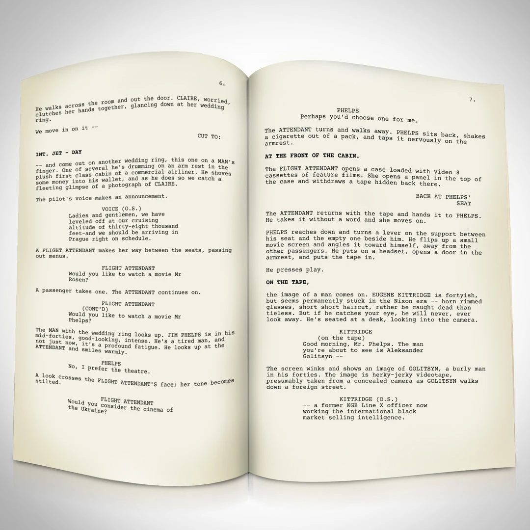 RARE-T Mission Impossible Script Limited Signature Edition Studio Licensed Custom Frame 2 RARE-T Mission Impossible Script Limited Signature Edition Studio Licensed Custom Frame