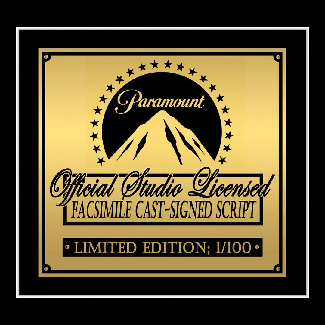 RARE-T Mission Impossible Script Limited Signature Edition Studio Licensed Custom Frame 6 RARE-T Mission Impossible Script Limited Signature Edition Studio Licensed Custom Frame