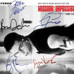 RARE-T Mission Impossible - Soundtrack LP Cover Limited Signature Edition Studio Licensed Custom Frame Limited Edition Frames
