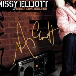 RARE-T Missy Elliott - Under Construction LP Cover Limited Signature Edition Studio Licensed Custom Frame Limited Edition Frames