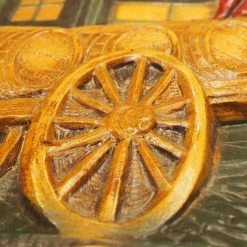 RARE-T Barware & Signs Molson Horse-Drawn Keg Cart Vintage Beer Display/Advertisement