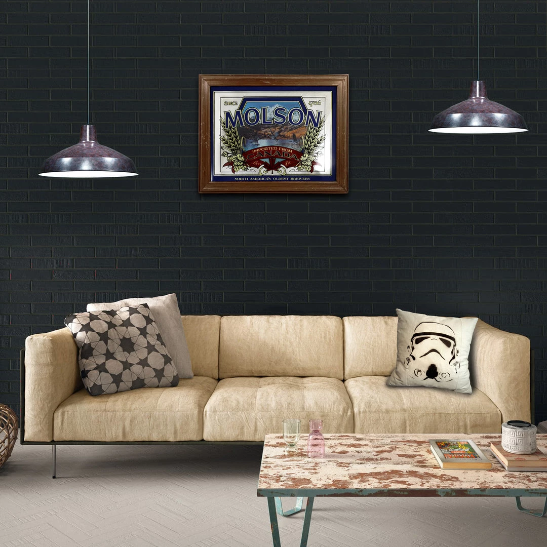 RARE-T Barware & Signs Molson Canada Geese Original Vintage Reverse Painted Beer/Ale Bar Mirror/Advertisement 4 RARE-T Barware & Signs Molson Canada Geese Original Vintage Reverse Painted Beer/Ale Bar Mirror/Advertisement