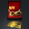 RARE-T Ready To Ship! 48 Hour Shipping! 24K Gold Plated Playing Cards I Know You Lying But Continue...Pattern
