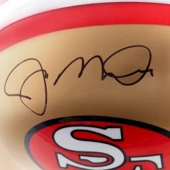 PPC Joe Montana- San Francisco 49Ers JSA Witnessed Certified Hand-Signed Full Size Helmet By Joe Montana Custom Museum Display