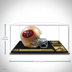 PPC Joe Montana- San Francisco 49Ers JSA Witnessed Certified Hand-Signed Full Size Helmet By Joe Montana Custom Museum Display