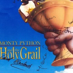 RARE-T Limited Edition Frames Monty Python And The Holy Grail Script Limited Signature Edition Studio Licensed Custom Frame