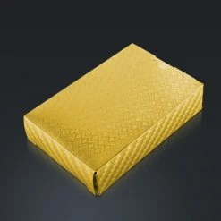 RARE-T 24K Gold Plated Playing Cards Mosaic Pattern With Elegant Display Box