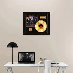 Rare-T Limited Edition Frames Motley Crue Girls Girls Girls Gold LP Limited Signature Edition Studio Licensed Custom Frame