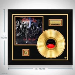 Rare-T Limited Edition Frames Motley Crue Girls Girls Girls Gold LP Limited Signature Edition Studio Licensed Custom Frame