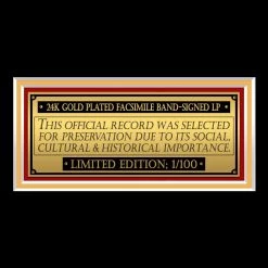 Rare-T Limited Edition Frames Motley Crue Girls Girls Girls Gold LP Limited Signature Edition Studio Licensed Custom Frame