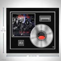 Rare-T Motley Crue Girls Girls Girls Platinum LP Limited Signature Edition Studio Licensed Custom Frame Limited Edition Frames
